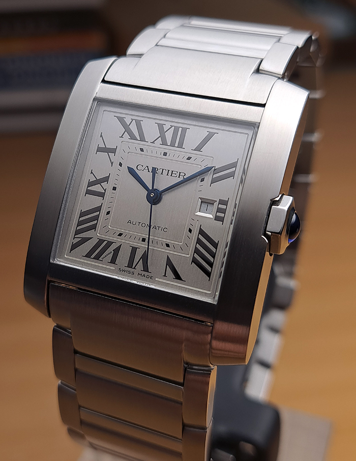 Cartier Tank Francaise Automatic Wristwatch Ref. WSTA0067